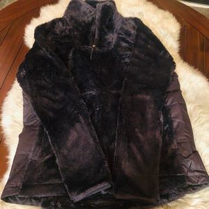 Like New Black The North Face 1/4 zip Jacket, size L